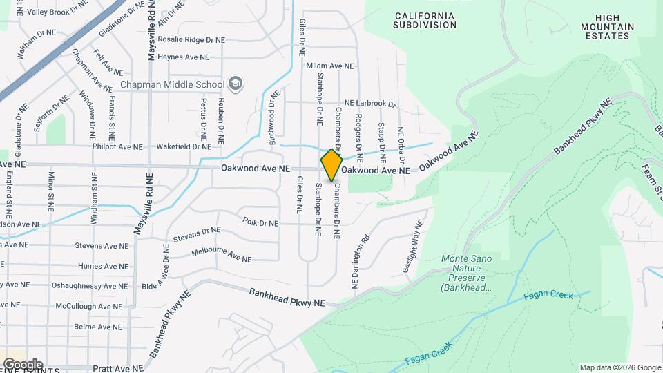 817 Chambers Dr NE Map and Location Details