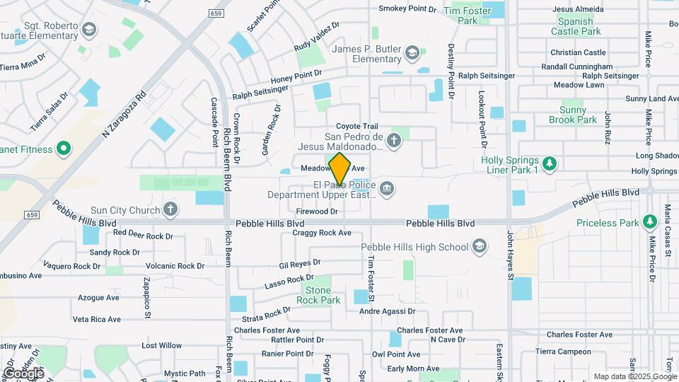 2933 Pebble Rock Pl Map and Location Details