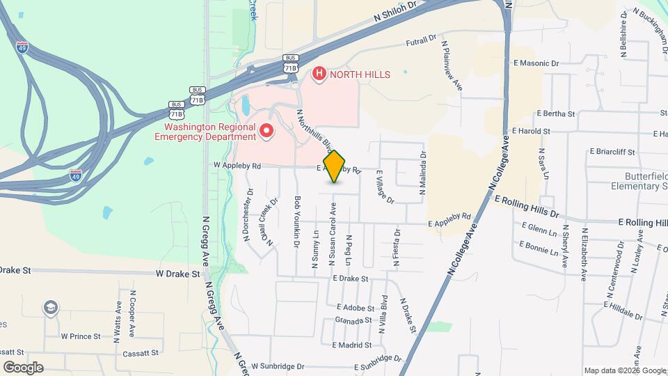 88 E Cydnee St Map and Location Details