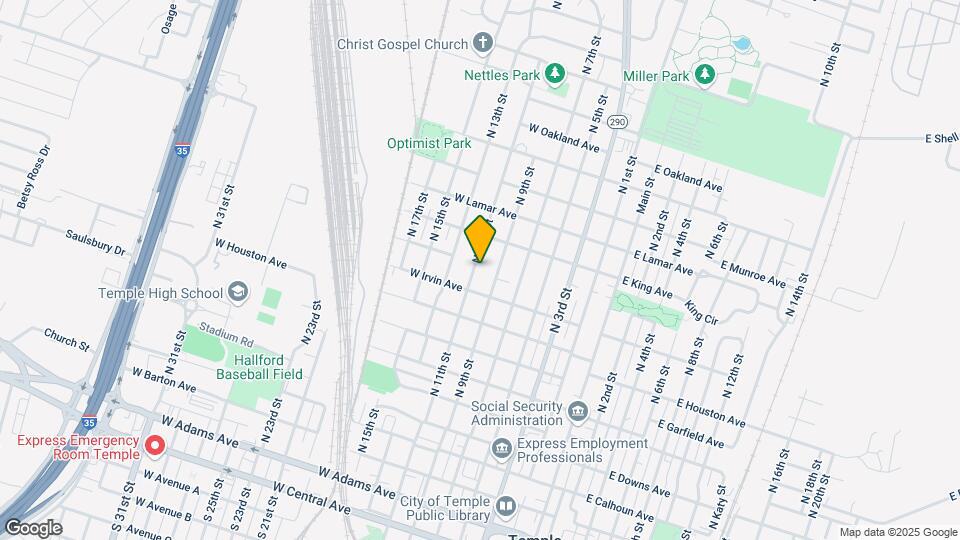 917 N 11th St Mapa y Detalles de la Ubicación