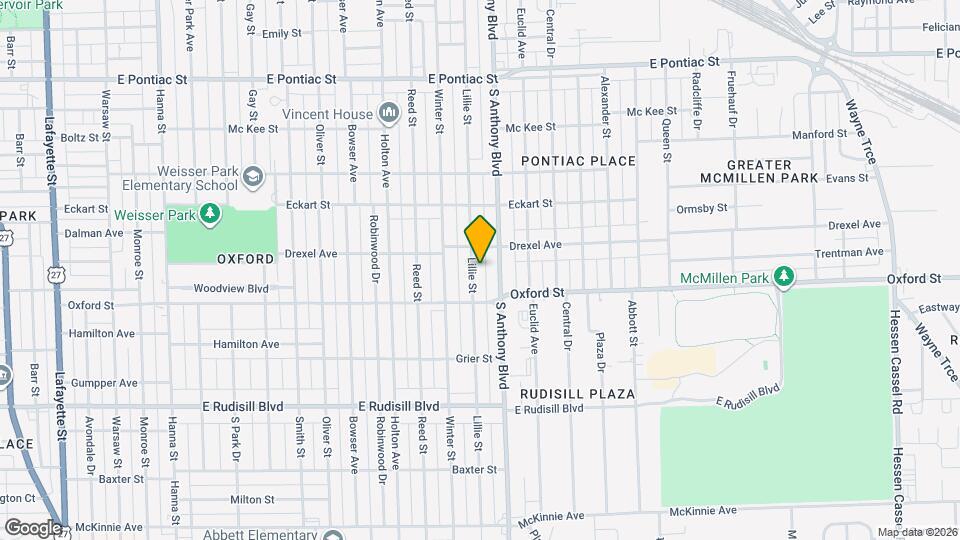 3325 Lillie St Map and Location Details