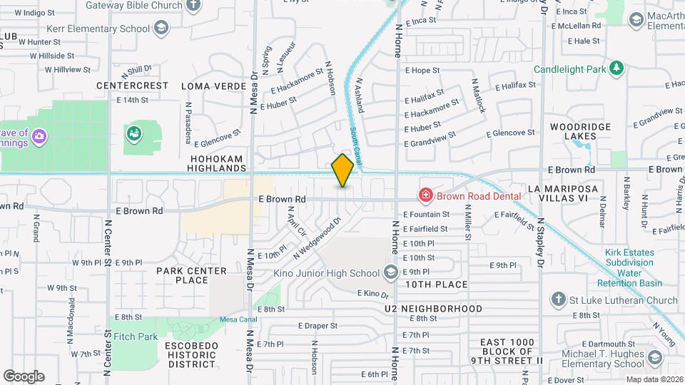 1129 N Wedgewood Cir Map and Location Details