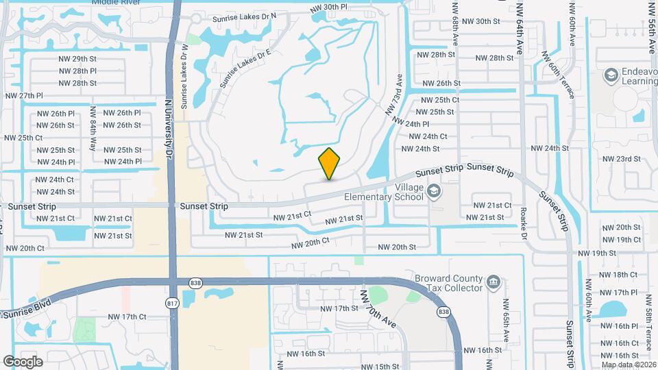 7490 NW 23rd St Map and Location Details