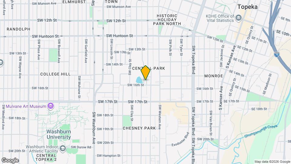 1528 SW Central Park Ave Map and Location Details