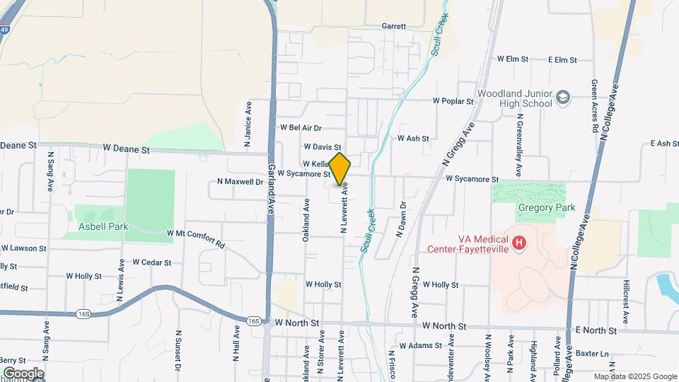 1621 N Leverett Ave Mapa y Detalles de la Ubicación