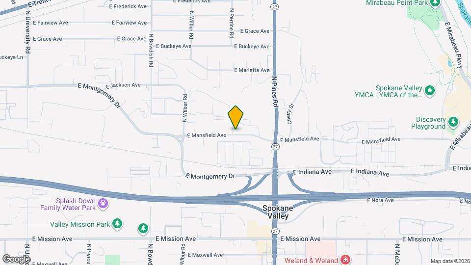 12021 E Mansfield Ave Map and Location Details