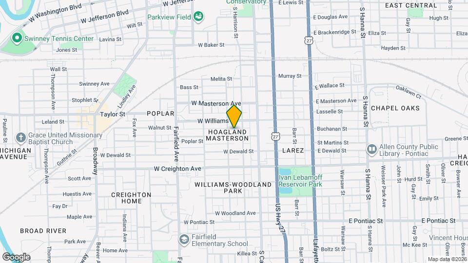 220 W Butler St Mapa y Detalles de la Ubicación