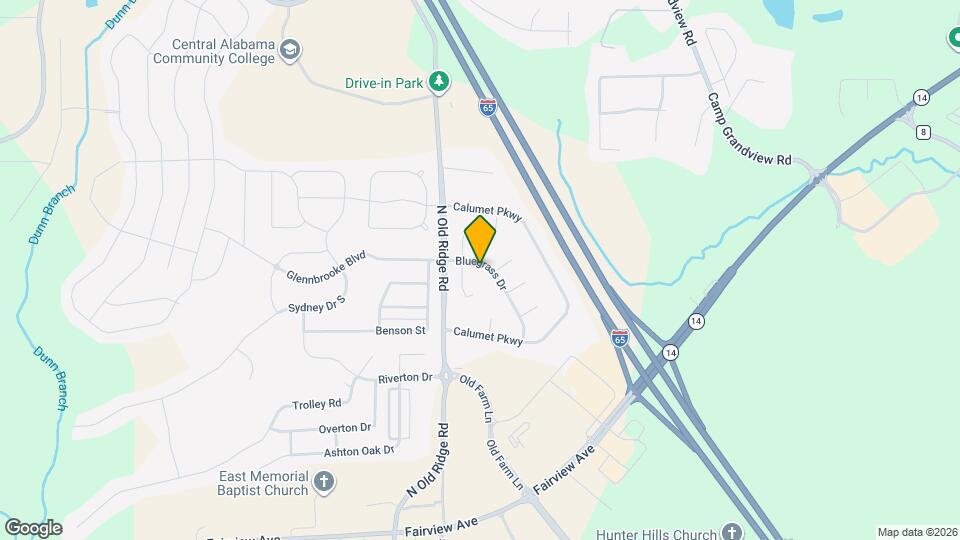 825 Bluegrass Dr Map and Location Details