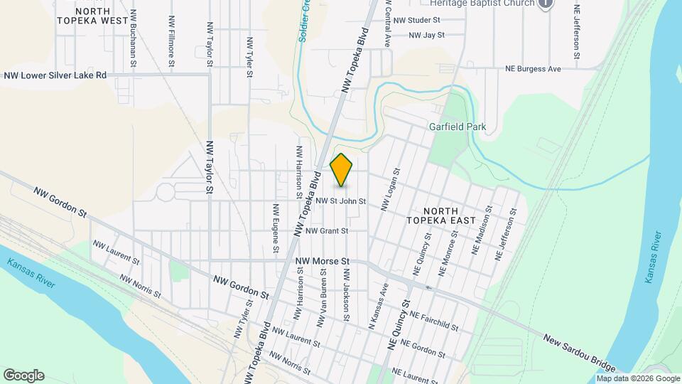 1407 NW Jackson St Map and Location Details