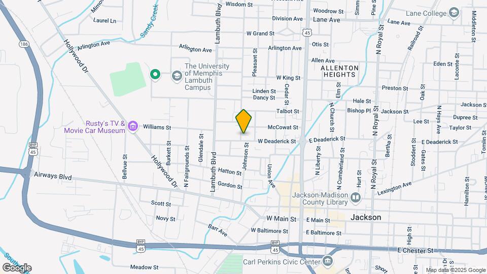 267 W Deaderick St Map and Location Details