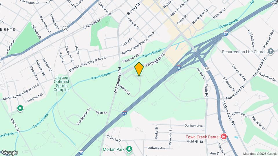 505 Harrel St Map and Location Details