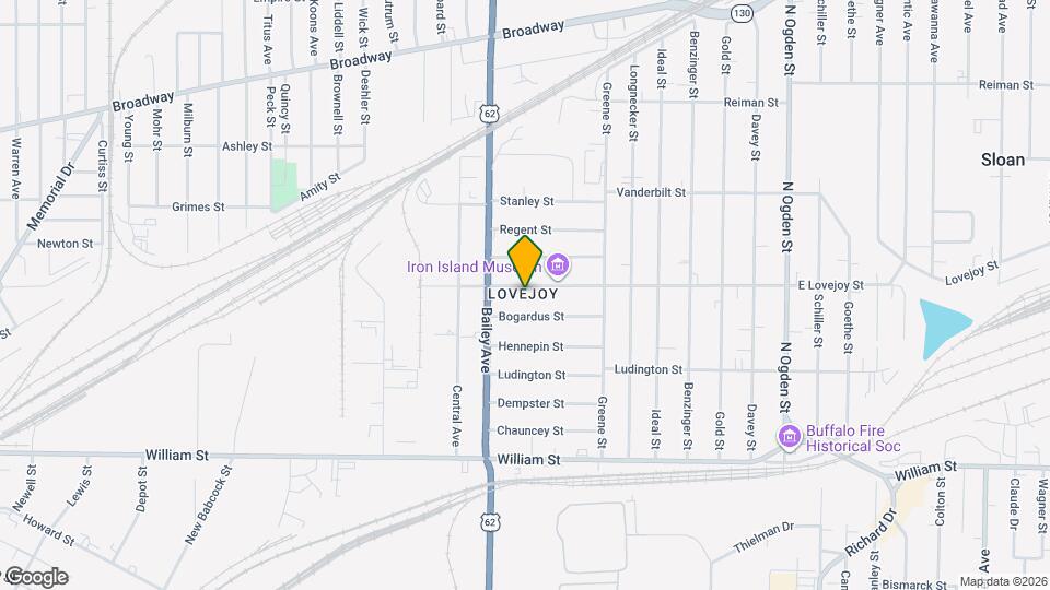 965 E Lovejoy St, Unit upper Map and Location Details