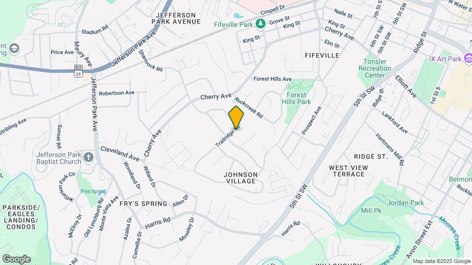 1532 Trailridge Rd Map and Location Details