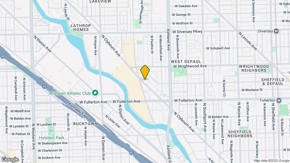 2509 N Clybourn Ave Mapa y Detalles de la Ubicación