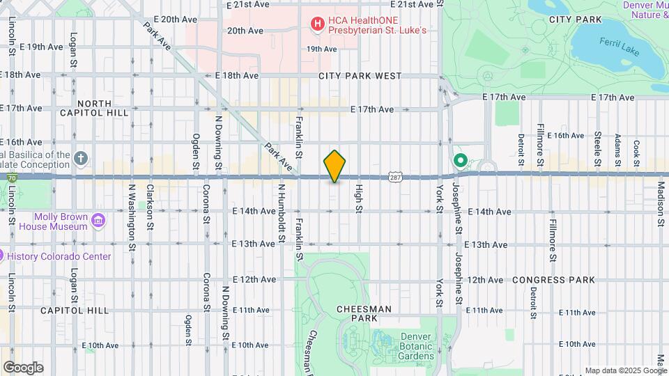 1469 N Williams St Map and Location Details