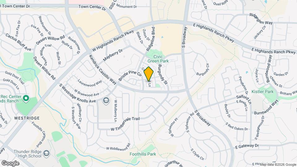 9531 Cedarhurst Ln Map and Location Details