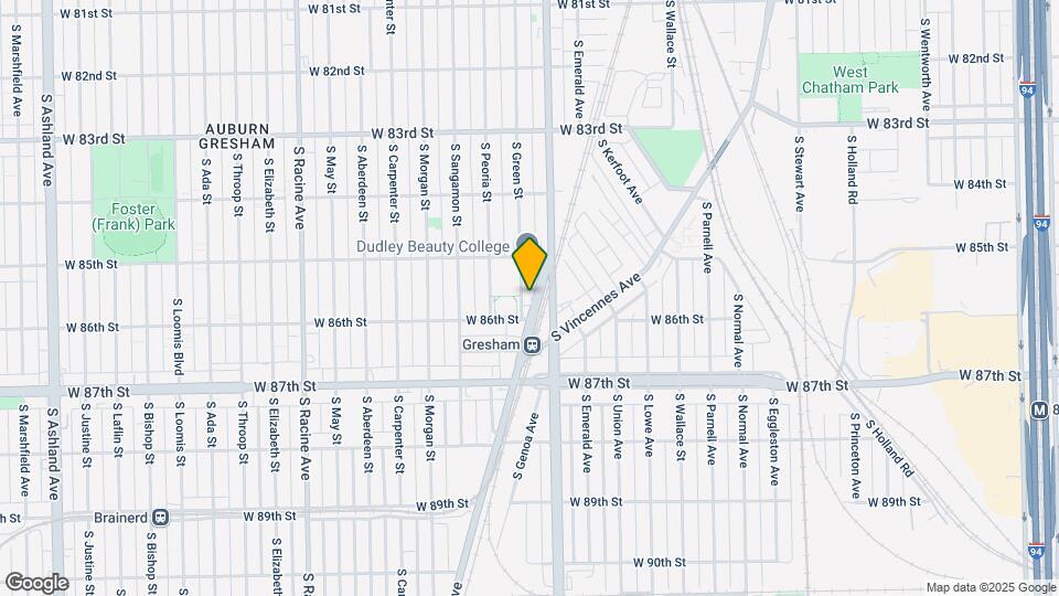 8545 S Green St Map and Location Details