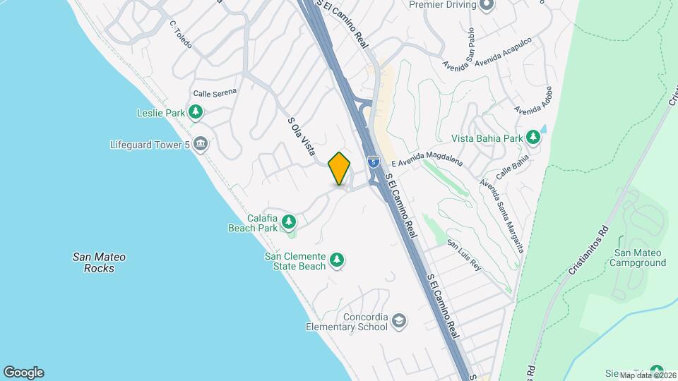 203 Avenida Montalvo Map and Location Details