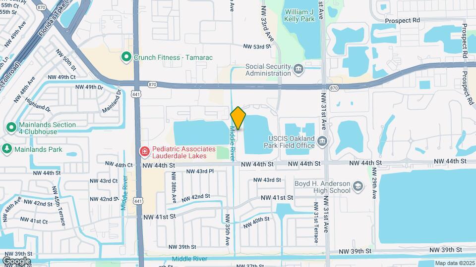3465 NW 44th St Map and Location Details