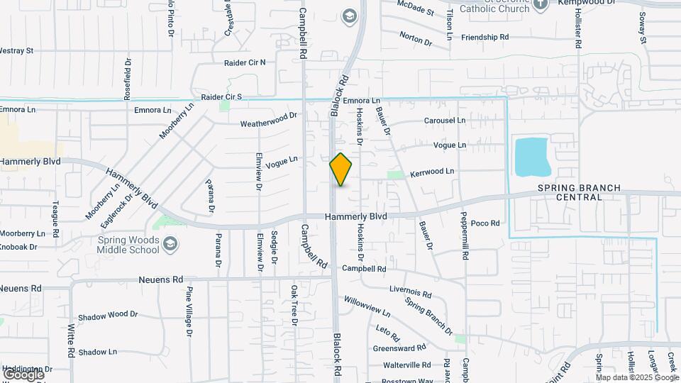 2122 Blalock Rd Map and Location Details