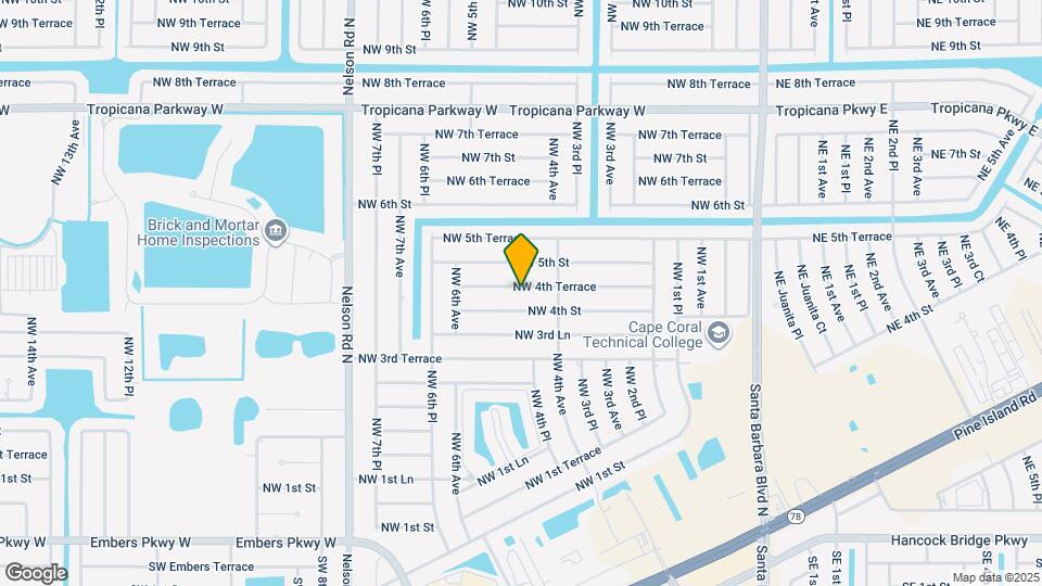 420 NW 4th Terrace Map and Location Details