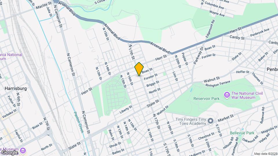 900 N 17th St Mapa y Detalles de la Ubicación