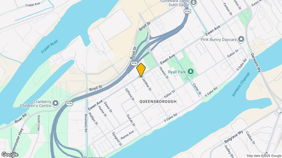 1102 Ewen Ave Map and Location Details