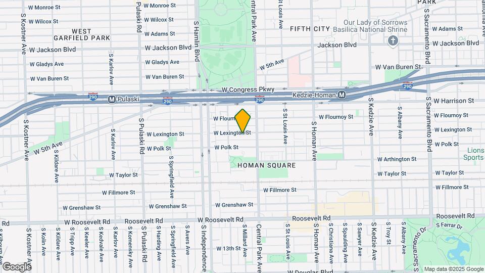 3629 W Lexington St Map and Location Details