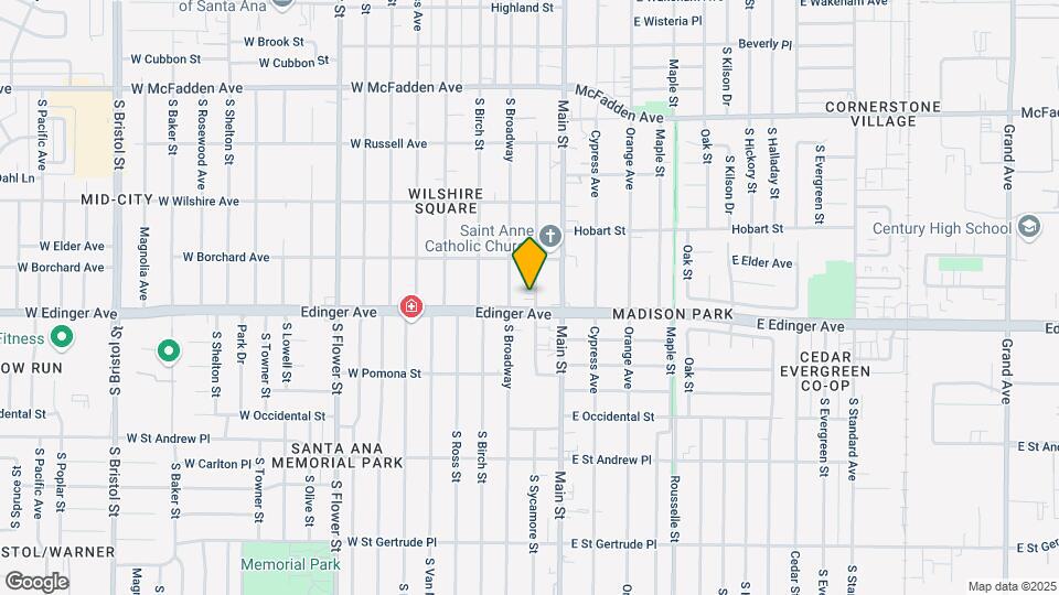 1434 S Sycamore St Map and Location Details