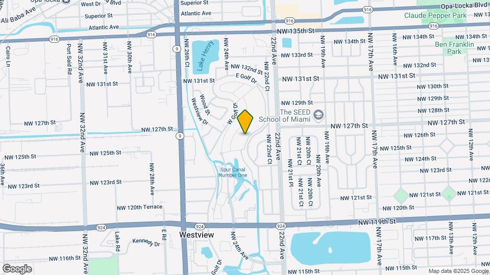12582 NW 22nd Pl Map and Location Details