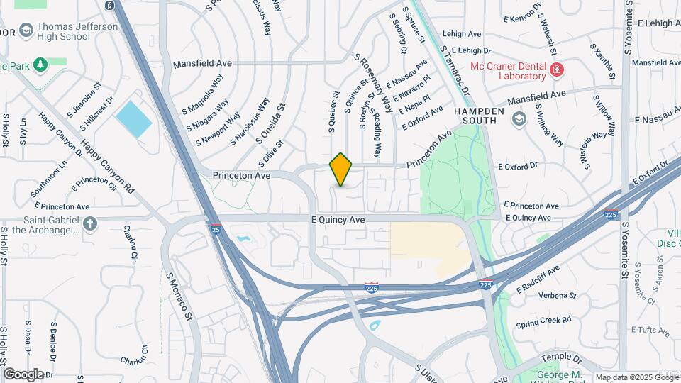 7375 E Quincy Ave-Unit -201 Map and Location Details
