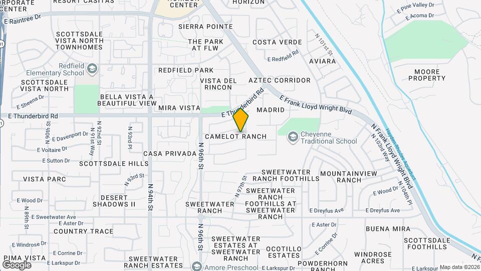 9720 E Davenport Dr Map and Location Details