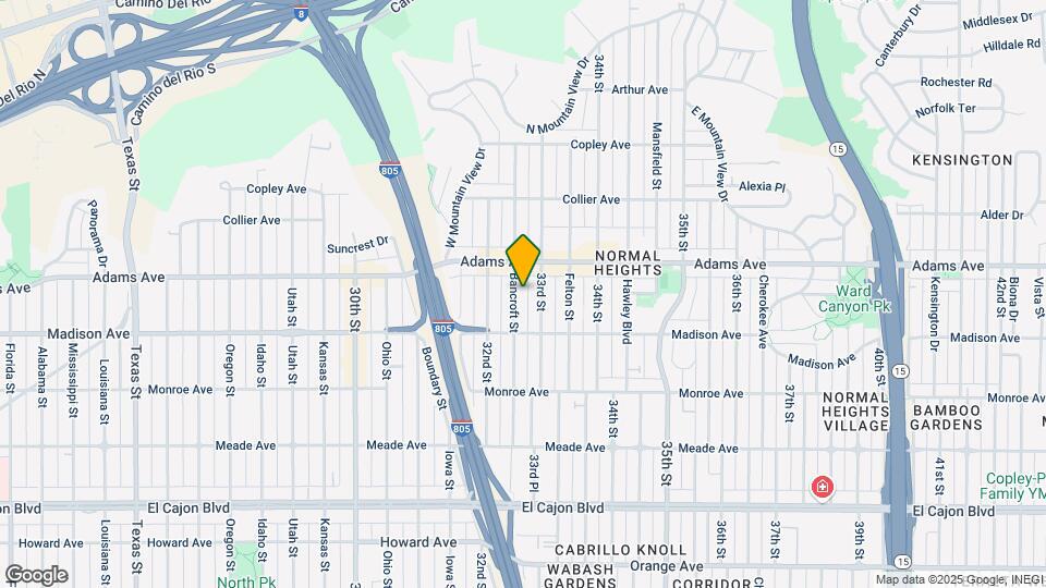 4653 Bancroft St Mapa y Detalles de la Ubicación