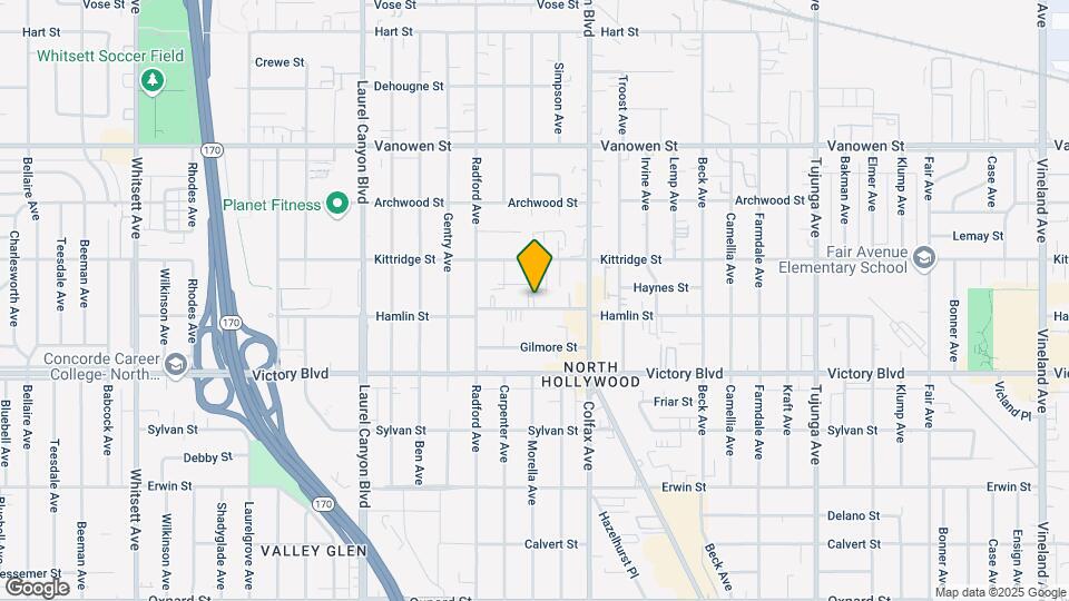 11763 Hamlin St Map and Location Details