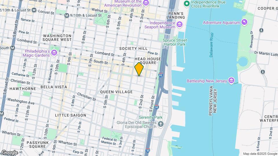 709 S American St Map and Location Details