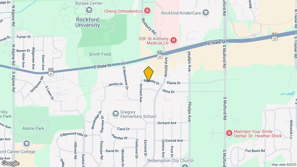 5421 Midvale Dr Map and Location Details