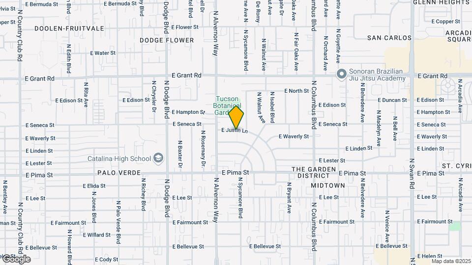 3950 E Justin Ln Map and Location Details