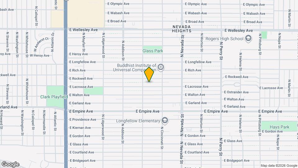 617 E Lacrosse Ave Mapa y Detalles de la Ubicación