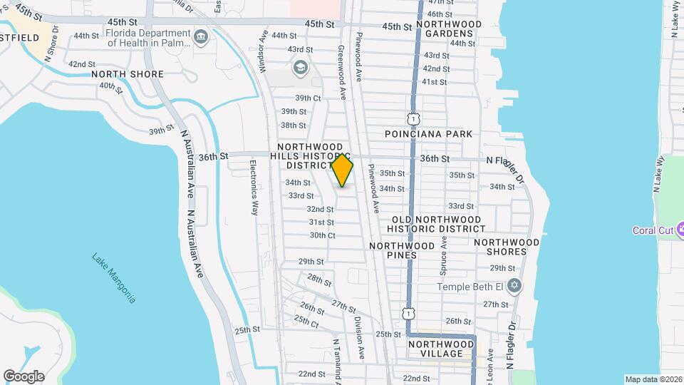 823 33rd St Mapa y Detalles de la Ubicación