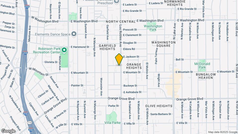 959 Los Robles Ave Mapa y Detalles de la Ubicación
