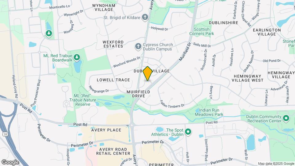 6941 Dublin Village Dr Map and Location Details