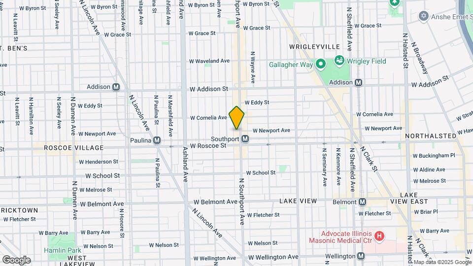 3426 N Southport Ave Map and Location Details