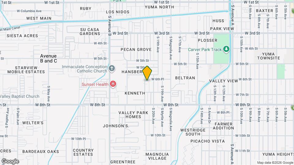 645 S 21st Ave Map and Location Details