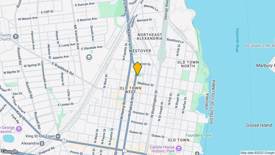 815 N Patrick St Map and Location Details