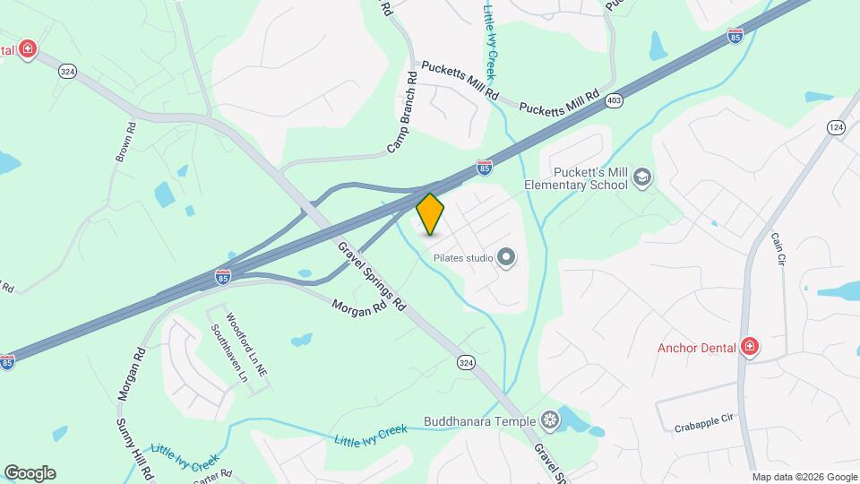 2628 Morgan Creek Dr Map and Location Details