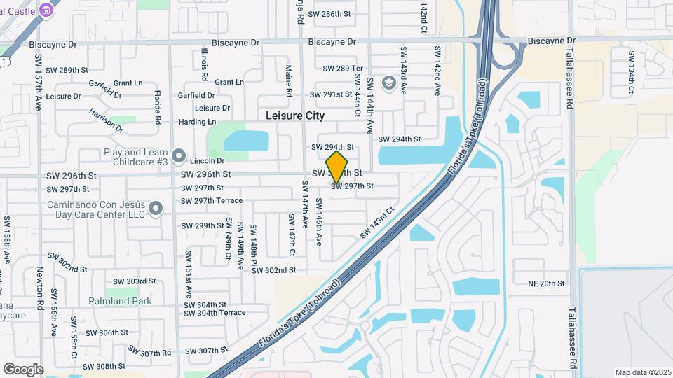 14510 SW 297th St Map and Location Details