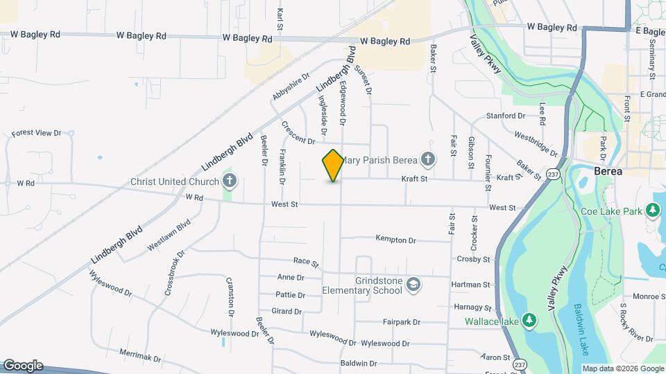 268 Edgewood Dr Map and Location Details