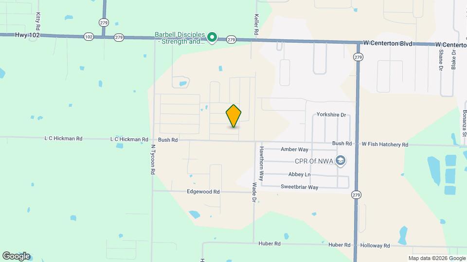 1810 Peacock Rd Map and Location Details