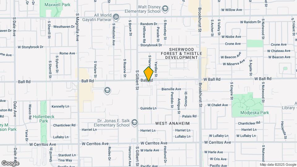 9586 W Ball Rd Mapa y Detalles de la Ubicación