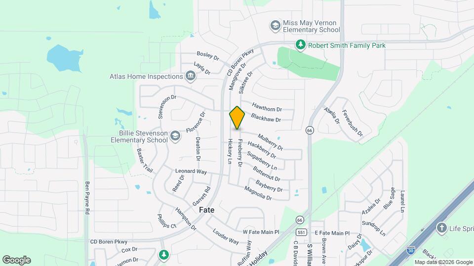 709 Fireberry Dr Map and Location Details